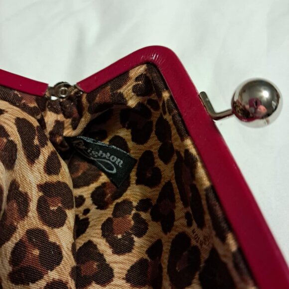 BRIGHTON LIPSTICK KISS LOCK COIN PURSE POUCH - Picture 2 of 6